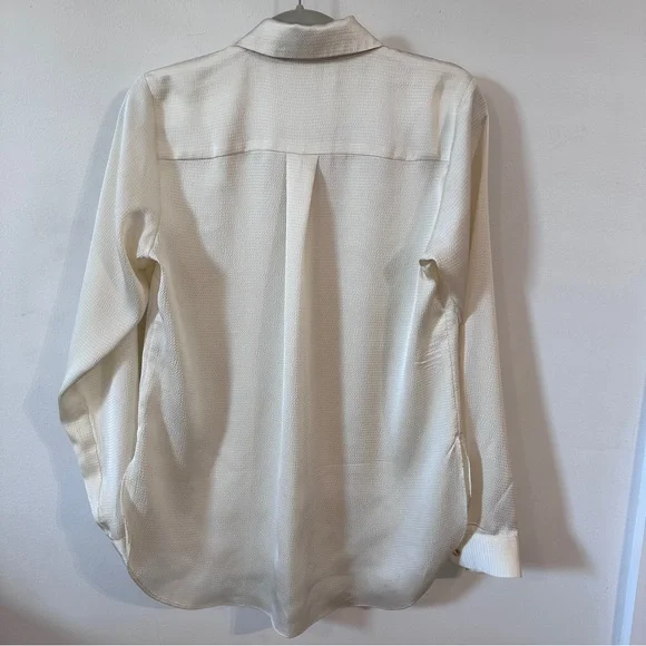 MICHAEL KORS | Women’s Long Sleeve Satin Button Down Shirt size Small - Picture 7 of 8